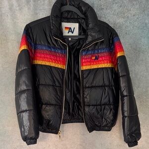 Aviator Nation Luxe Black Puffer Jacket